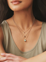 Next Gold Tone Stone Layered Necklace- Buy online at McGrocer
