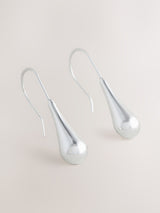 Next Silver Tone Pear Drop Earrings- Buy online at McGrocer