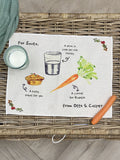 Solesmith Santa Treats personalised placemat (British brand)