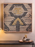 Nkuku Pemali handwoven wall art 75cm, UK version