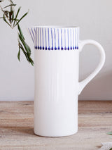 Next Nkuku Cream and Indigo Iba Jug- Buy online at McGrocer