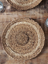 Next Nkuku Set of 4 Natural Lam Round Tablemats- Buy online at McGrocer