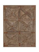 Next Nkuku Natural Gurdisha Reclaimed Wood Wall Art- Buy online at McGrocer