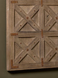 Nkuku Natural Gurdisha reclaimed wood wall art, UK version