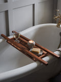 Nkuku mango wood bath bridge marquetry - British product