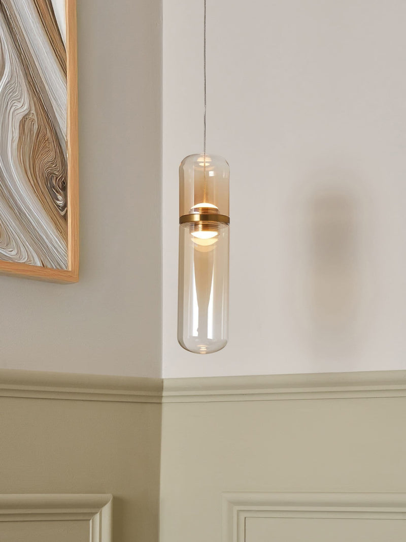 Visconte by BHS Bjorn LED glass pendant light - British product