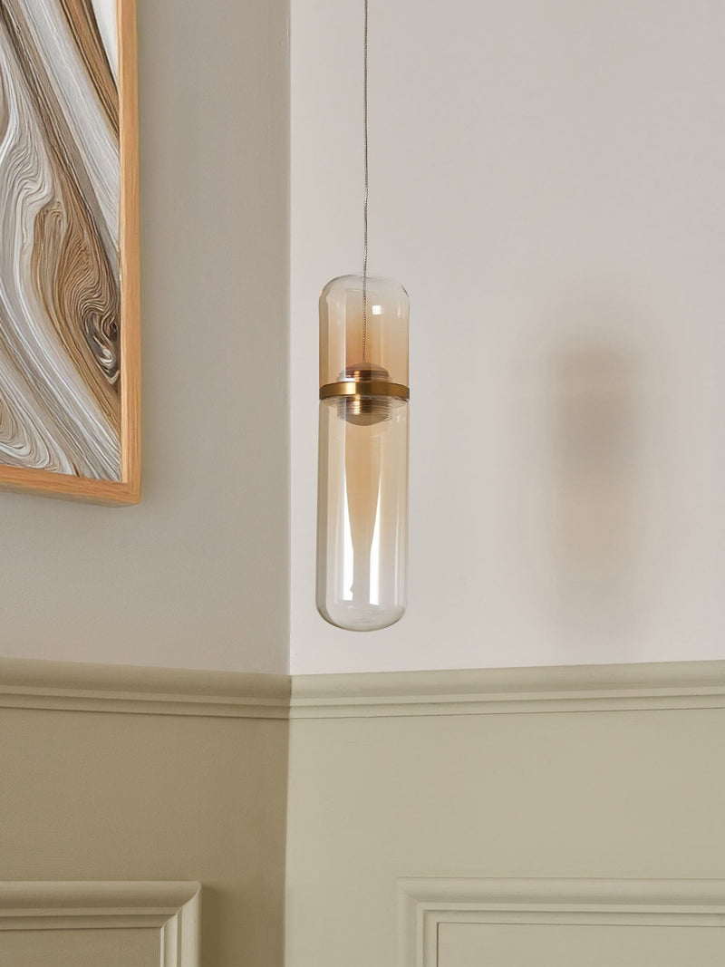 Visconte by BHS Bjorn LED glass pendant light - British product