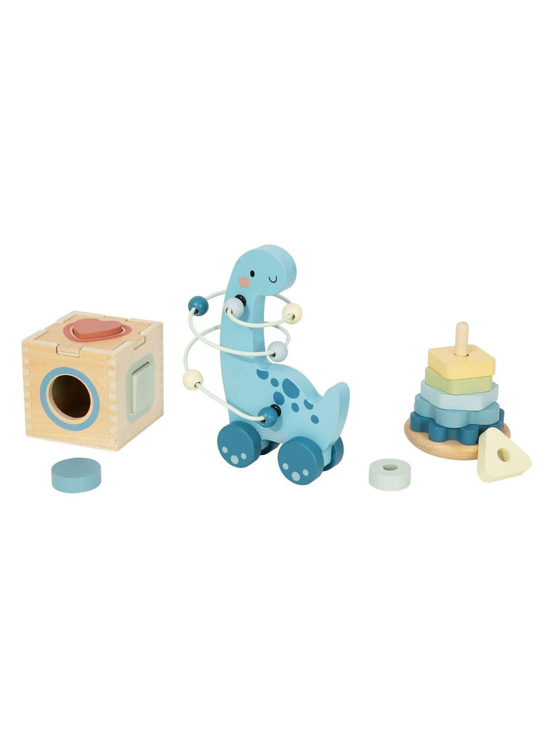 Tooky Toy wooden 3-in-1 dinosaur toy, UK version