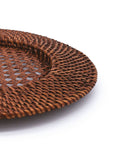 Sixty3 brown rattan placemat 33cm - British product