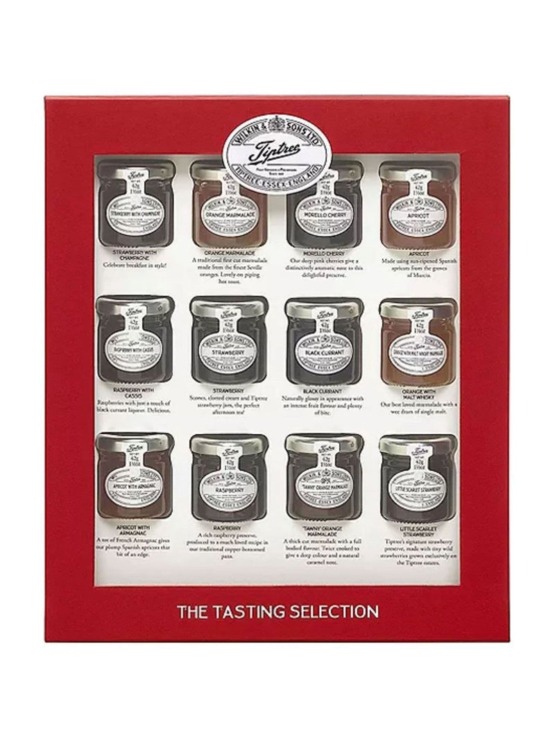 Tiptree tasting selection 12 mini jams - British product