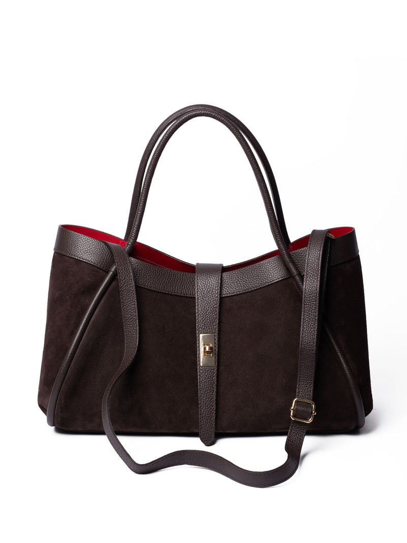 LRM Goods brown Harriet leather tote bag, British product