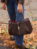 LRM Goods brown Harriet leather tote bag, British product