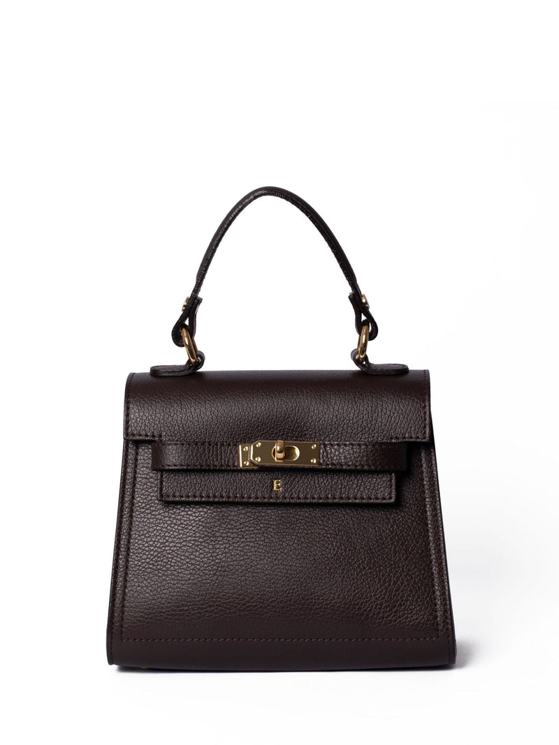 LRM Goods brown Polly top handle leather handbag, UK version