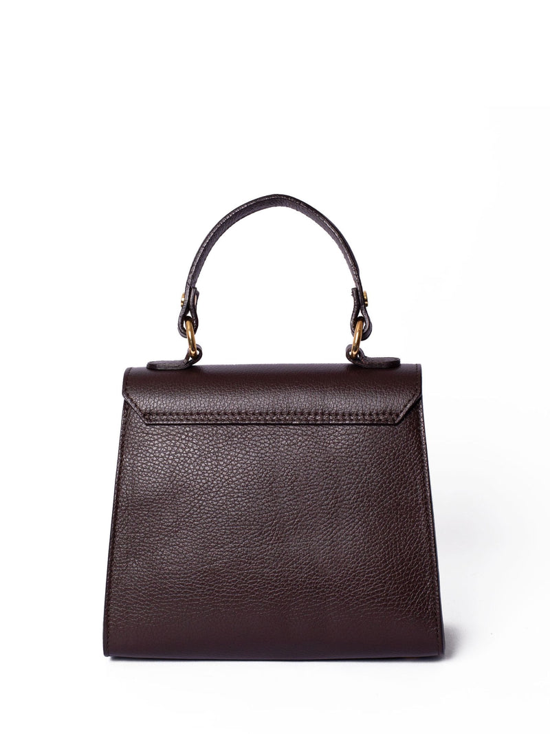 LRM Goods brown Polly top handle leather handbag, UK version
