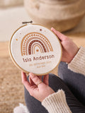 No Ordinary Gift personalised rainbow hoop 15cm diameter, UK version
