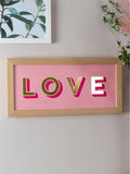 No Ordinary Gift personalised foiled word print 22x46cm, UK version