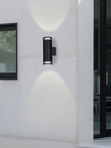 Next Searchlight Black and White 2 Light Outdoor Wall Light- Buy online at McGrocer