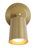 Searchlight gold rechargeable wall light 15cm, imported from the UK