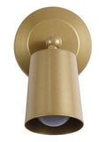 Searchlight gold rechargeable wall light 15cm, imported from the UK