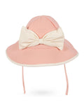 Konges Sløjd pink bow swim hat, UK version