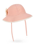 Konges Sløjd pink bow swim hat, UK version