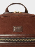 Osprey London The Mocha brown suede backpack, imported from the UK