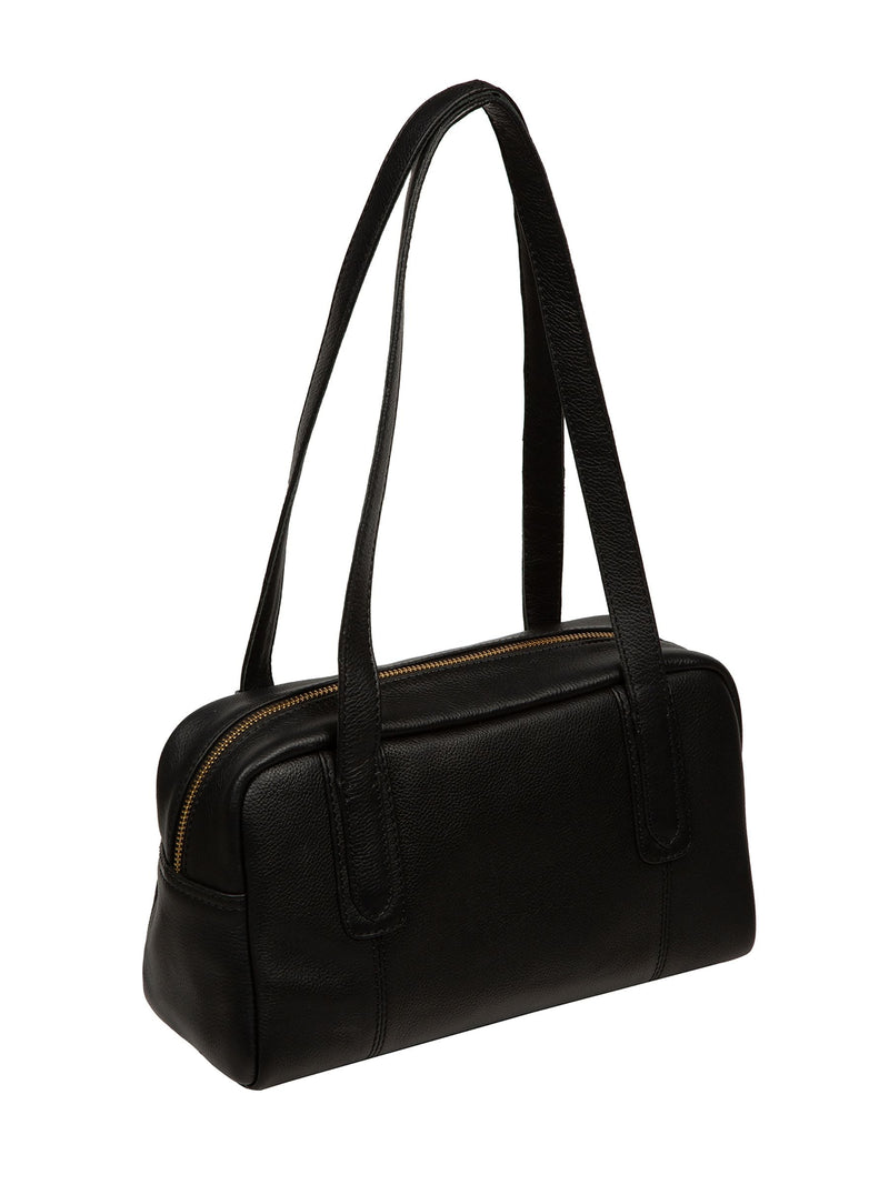 Pure Luxuries Fenella black leather handbag (British brand)