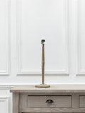 Voyage Maison Solensis grey wood table lamp base 50cm, UK version