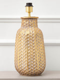 Voyage Maison table lamp base gold whitewash 40cm, imported from the UK