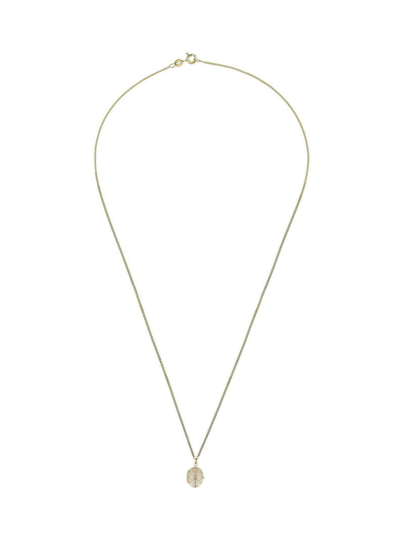Beaverbrooks 9ct yellow gold locket pendant 30mm (British brand)