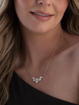 Next Beaverbrooks Silver Cubic Zirconia and Freshwater Pearl Necklace- Buy online at McGrocer