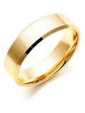 Beaverbrooks men's wedding ring 9ct yellow gold 6mm - British product