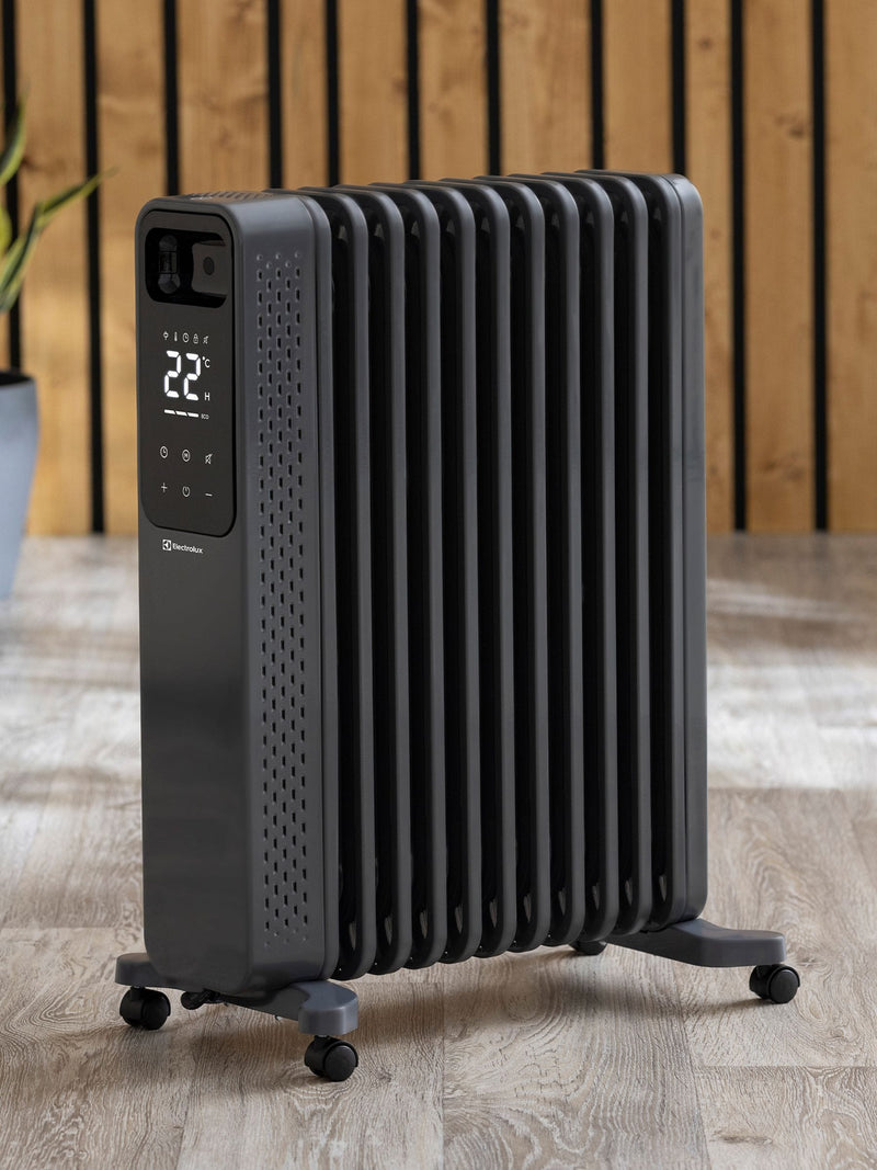Electrolux 2400W oil filled radiator grey, imported from the UK