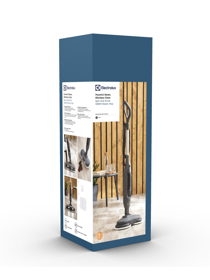 Electrolux grey spin steam mop ONE size imported from the UK