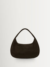 Next St Agni Brown Suede Large Bon Bon Shoulder Bag- Buy online at McGrocer