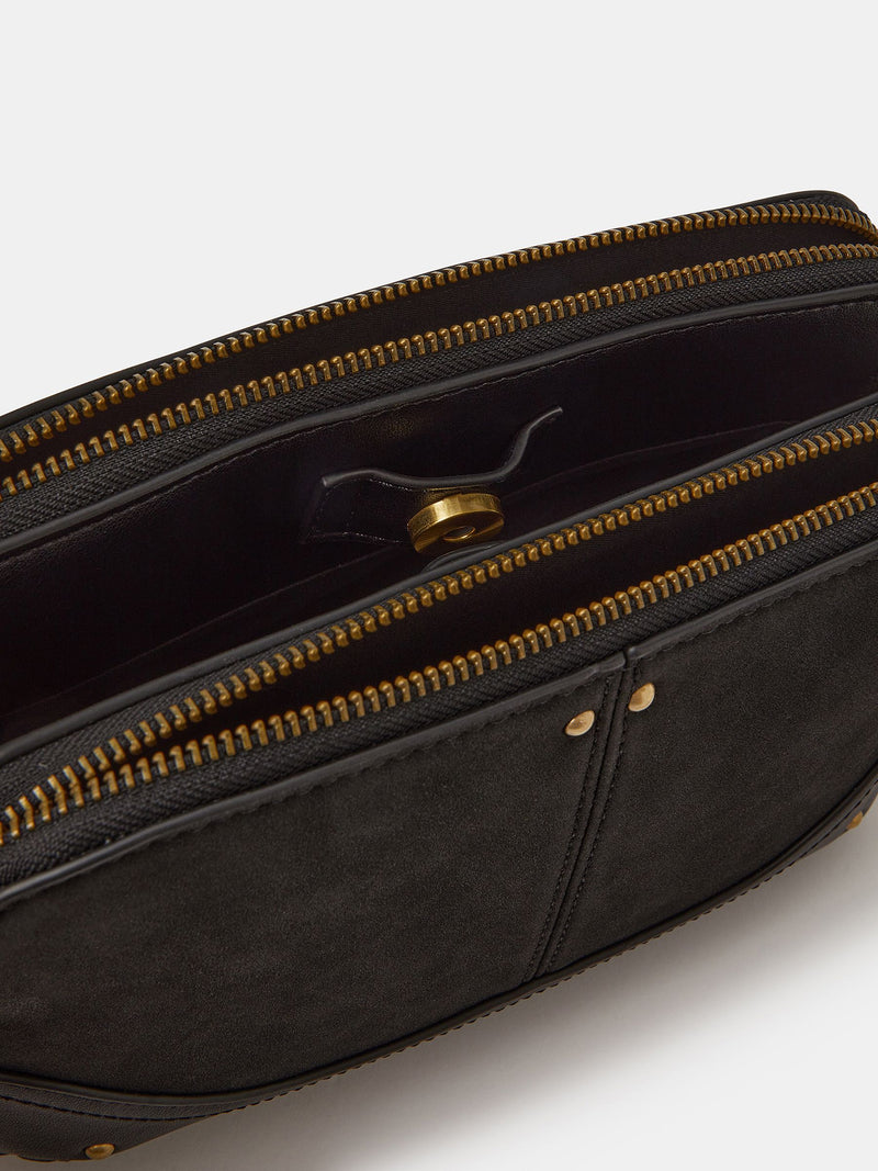 Accessorize black Western cross-body bag, imported from the UK