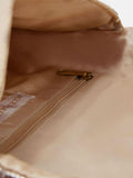 Accessorize pink bead embellished clutch bag (British brand)