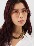 Accessorize gold round flower sunglasses, UK version