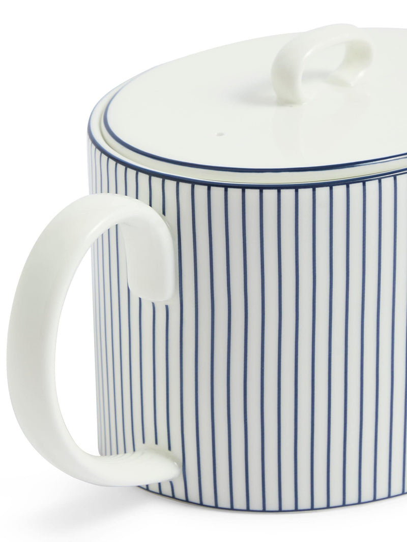 Wedgwood Gio pinstripe teapot 940ml, UK version