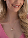 Beaverbrooks 9ct yellow gold heart locket with 45cm chain, UK version