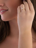 Beaverbrooks three stone diamond engagement ring 9ct yellow gold, imported from the UK