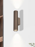 Searchlight bronze fluted wall light, imported from the UK