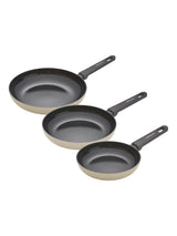 Next Morphy Richards Cream Aluminium Frying Pan Bundle (20cm, 24cm, 28cm)- Buy online at McGrocer