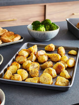 Next Morphy Richards Set of 2 Silver Grey 15x10 Inch Oven Trays- Buy online at McGrocer