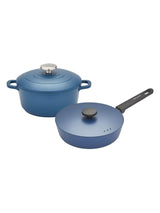 Next Morphy Richards Blue Aluminium Casserole & Saute Pan Bundle- Buy online at McGrocer
