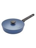 Morphy Richards blue aluminium casserole and sauté pan set (British brand)