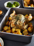 Morphy Richards silver grey roasting tin set of 2 (British brand)
