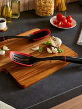 Next Morphy Richards Black and Red Solid and Slotted Spoon Set- Buy online at McGrocer