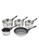 Next Morphy Richards 5 Piece Graphite Pouring Spout Stainless Steel Cookware Set- Buy online at McGrocer