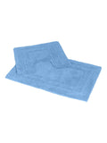 Showerdrape Cobalt Blue bath mat set, UK version